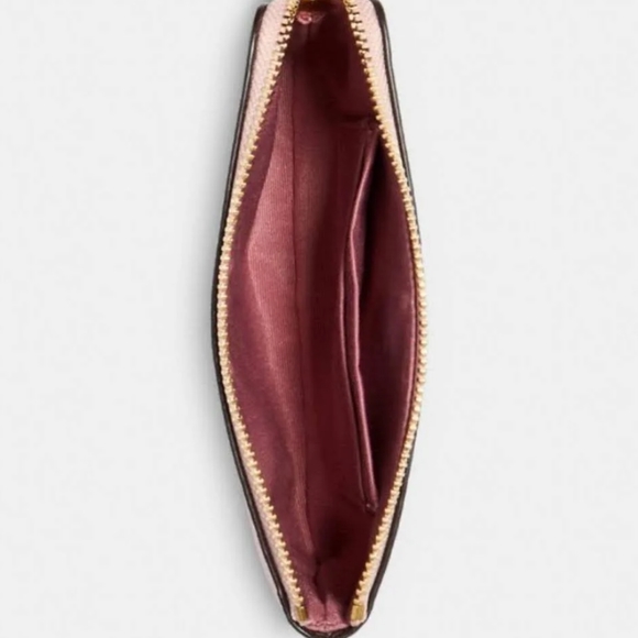 Coach Pink Butterfly Wristlet - Picture 3 of 7